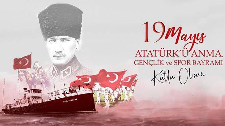 Kaymakamımız Nursen YÜCE'nin  19 Mayıs Atatürk’ü Anma Gençlik ve Spor Bayramı Kutlama Mesajı